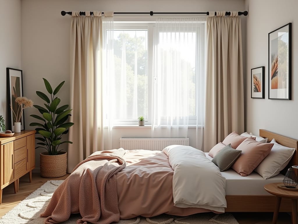 A stylish finished diy bedroom project