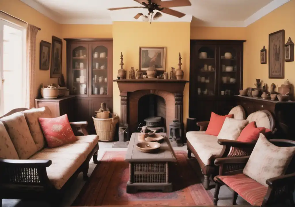 Vernacular styled living room